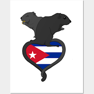 Gerbil Cuba (dark) Posters and Art